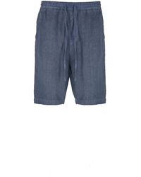 120% Lino - Casual Shorts - Lyst