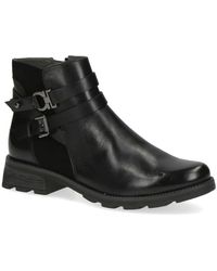 Caprice - Schoenen ,Zwart ,Zwarte Casual Gesloten Booties - Lyst
