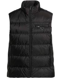 Prada - Piumino Down Vest - Lyst