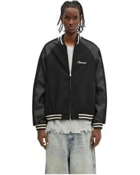 Represent - Jassen ,Zwart ,Wol Raglan Varsity Jas - Lyst