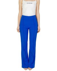 ONLY - Blaue Bootcut Polyester Hose Kollektion - Lyst