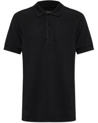 Tom Ford - Tops ,Zwart ,Katoen Polo Met Logo - Lyst