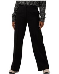 Another Label - Broeken ,Zwart ,Polyester Moore Broek - Lyst