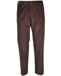 Officina 36 - Straight Trousers - Lyst