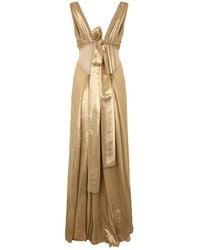 Alberta Ferretti - Zijden Organza Jurk - Lyst