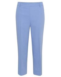 Kaffe - Cropped Trousers - Lyst