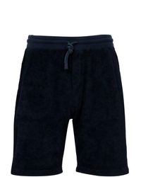 Gran Sasso - Blaue Terrycloth Shorts Mit Elastischem Bund - Lyst