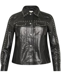 Kaffe - Leather Jackets - Lyst