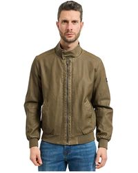 Yes-Zee - Faux Leather Jacket - Lyst