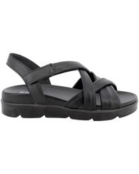 Igi&co - Schwarze Bequeme Leder Sandalen Für Frauen - Lyst