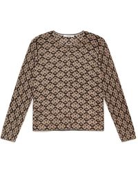 Maliparmi - Truien & Vesten ,Veelkleurig ,Wol Gebreide Cardigan Met Print - Lyst
