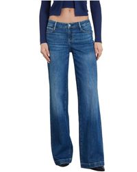 Guess - Wide Leg Palazzo Jeans - Lyst