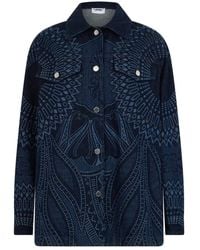 Alberta Ferretti - Jassen ,Blauw ,Denim Denim Jacket - Lyst