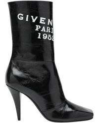 Givenchy - Heeled Ankle Boots 'Square' - Lyst