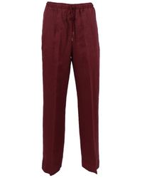 BRIGLIA - Broeken ,Rood ,Chinos - Lyst