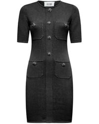 Silvian Heach - Eng Anliegendes Kleid Mit Dekorativen Knöpfen - Lyst