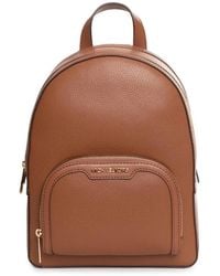 Michael Kors - Eleganter Leder-Rucksack Mit Mehreren Fächern - Lyst