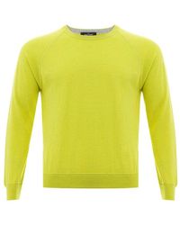 Gran Sasso - Gelber baumwollpullover - Lyst