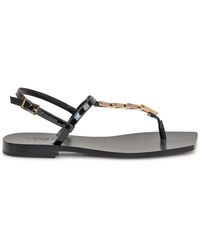 Versace - Flat Sandals - Lyst