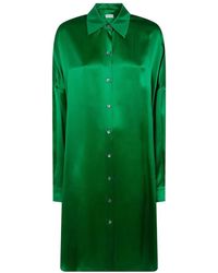 Dries Van Noten - Zijden Blousejurk - Lyst