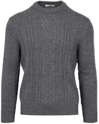 Paolo Pecora - Maglione in lana merino a coste - Lyst
