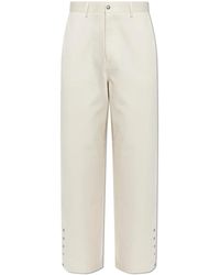 Palm Angels - Broeken ,Katoen Straight-Leg Pants - Lyst