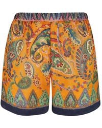 Etro - Casual Shorts - Lyst