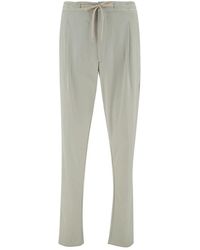 Lardini - Pantaloni easy wear drop reg grigio - Lyst