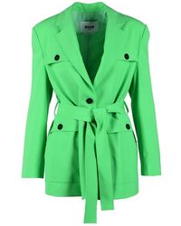 MSGM - Chaqueta, Mujer, Talla - Lyst