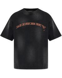 MISBHV - Tops ,Grijs ,Katoen T-Shirt Met Geprint Logo - Lyst