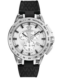 Versace - Uhr sport tech 45mm chronograph ve3e001 21 - Lyst