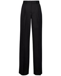 Dolce & Gabbana - Broeken ,Zwart ,Wol Flared Tuxedo Virgin Wool Pants - Lyst