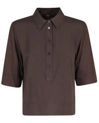Seventy - Tops ,Bruin ,T-Shirts En Polo's - Lyst