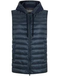 Herno - Gewatteerd Vest Met Capuchon - Lyst