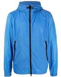 Woolrich - Jassen ,Blauw ,Blauwe Jassen Waterafstotend Winddicht - Lyst