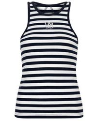 Dante 6 - Gestreepte Logo Tanktop - Lyst