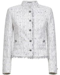 Tagliatore - Jassen ,Wit ,Katoen Jaqueline Jacket - Lyst