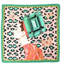 Dee Ocleppo - Dynamisches pop-art-seidentuch - Lyst