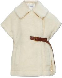 Max Mara - Poncho mit gürtel - Lyst