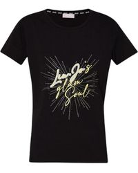 Liu Jo - Basic t-shirt lässiger stil,basic t-shirt - Lyst