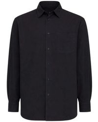 A.P.C. - Overhemden ,Blauw ,Katoen Chemise Malo Logo - Lyst