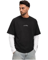 Equalite - Tops ,Zwart ,Etienne Double Layer Longsleeve - Lyst