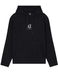 ARMANI EXCHANGE - Hoodies & Sweatvesten ,Zwart ,Hoodies - Lyst