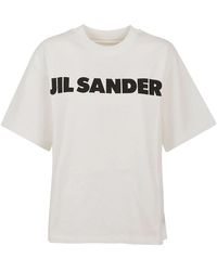 Jil Sander - Camisetas de porcelana - Lyst