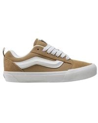 Vans - Schoenen ,Groen ,Suède Knu Skool Low-Top Sneakers - Lyst