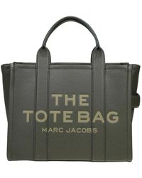 Marc Jacobs - Grüne leder shopper handtasche - Lyst