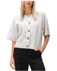 Modström - Truien & Vesten ,Grijs ,Katoen Noemd Cardigan - Lyst