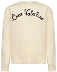 Valentino - Round-Neck Knitwear - Lyst