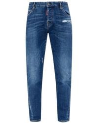 DSquared² - Jeans ,Blauw ,Katoen Slim Twst Jeans - Lyst