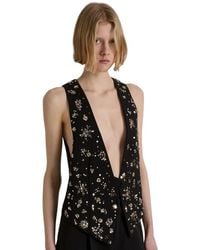 Alberta Ferretti - Waistcoats - Lyst